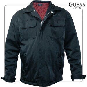 Guess Men's Black Jacket (Size XL)